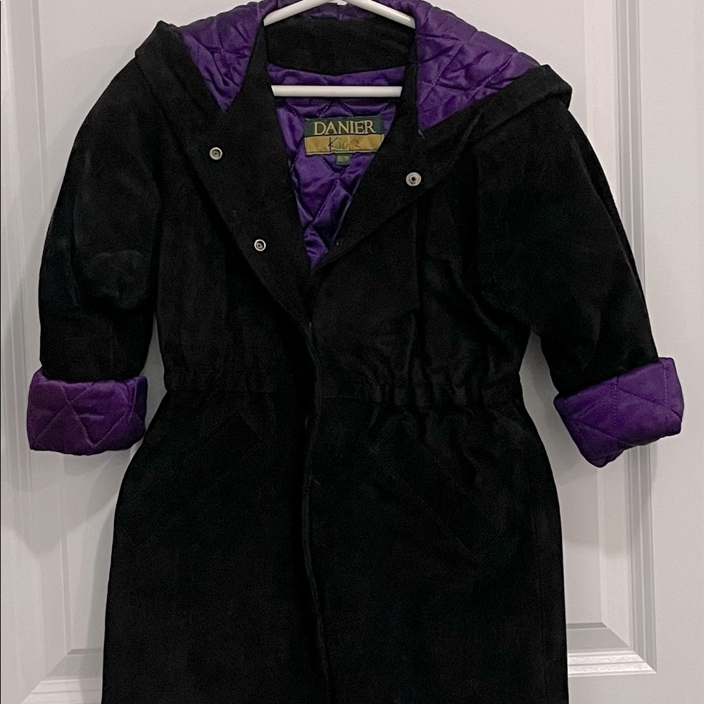 Kids Suede Coat